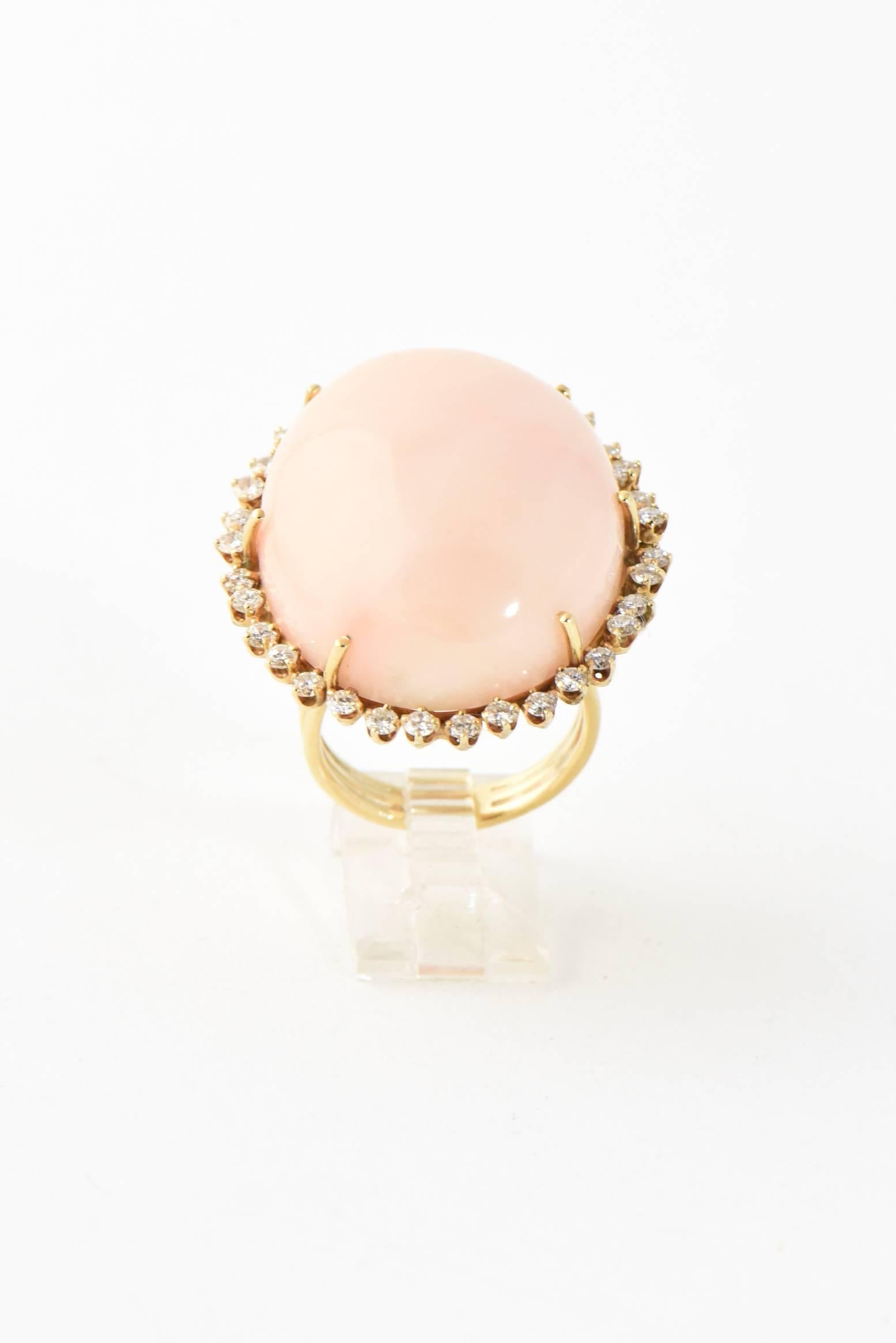 angel skin coral rings
