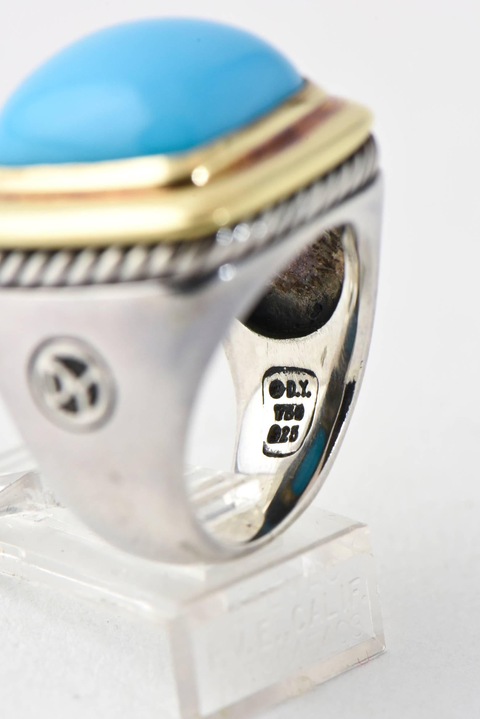 david yurman albion turquoise ring