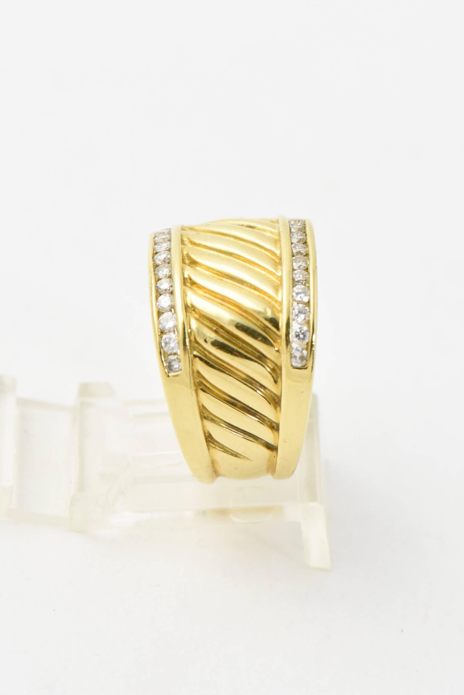 david yurman gold cable ring