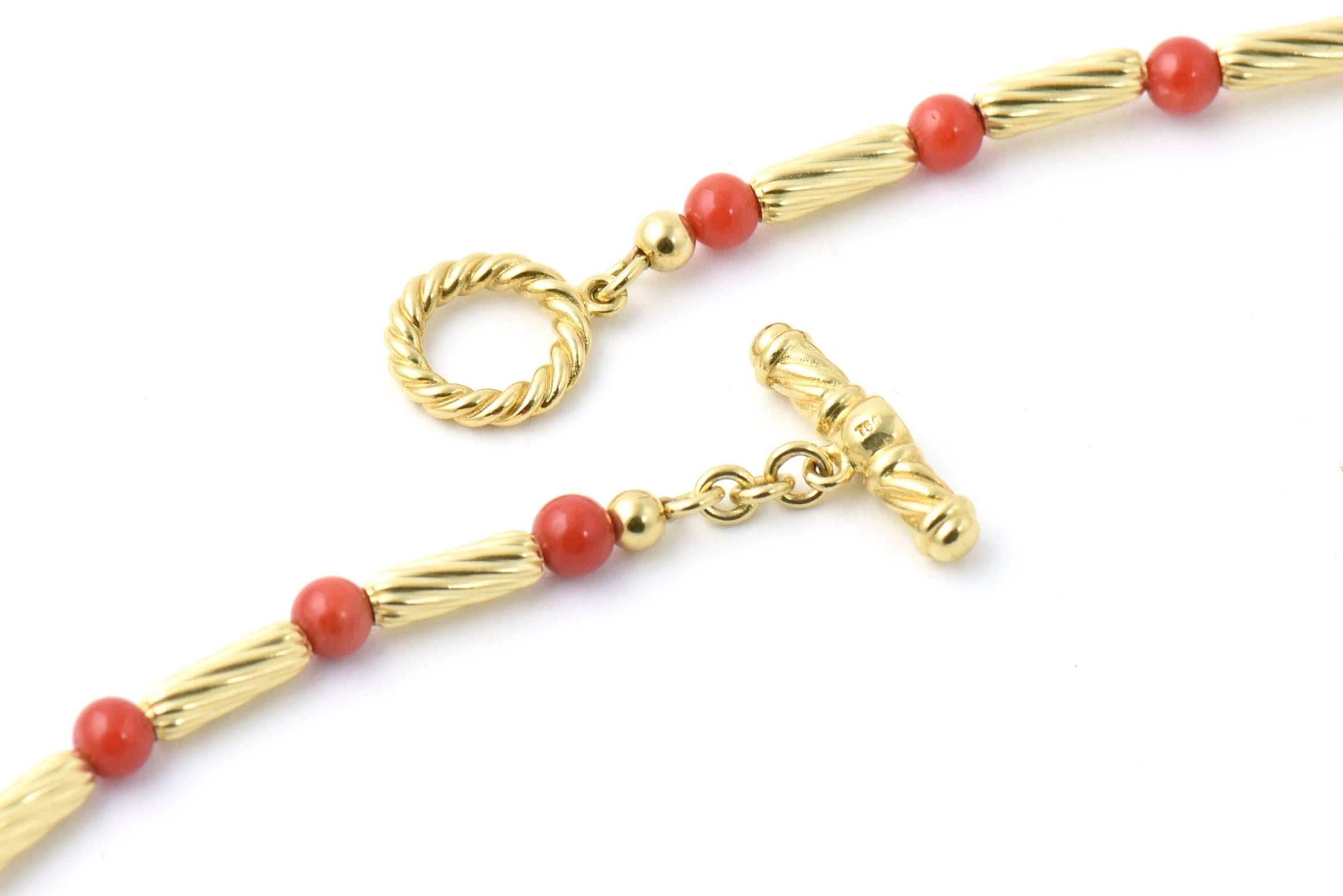 red coral gold necklace indian designs