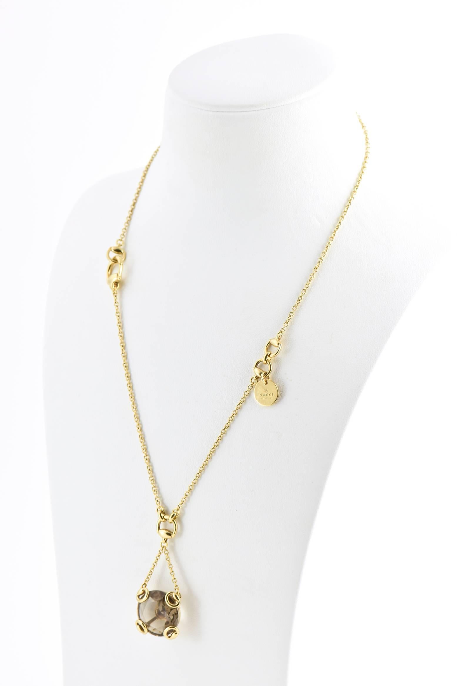 horsebit gucci necklace