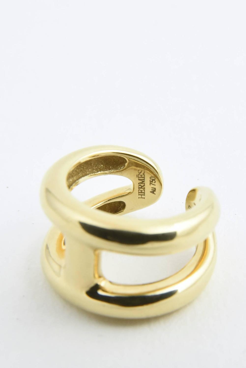 Hermès Osmose Gold Ring at 1stdibs