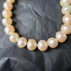 Ming's Akoya Pearl Necklace 8.5mm, 25" Strand, New Old Stock