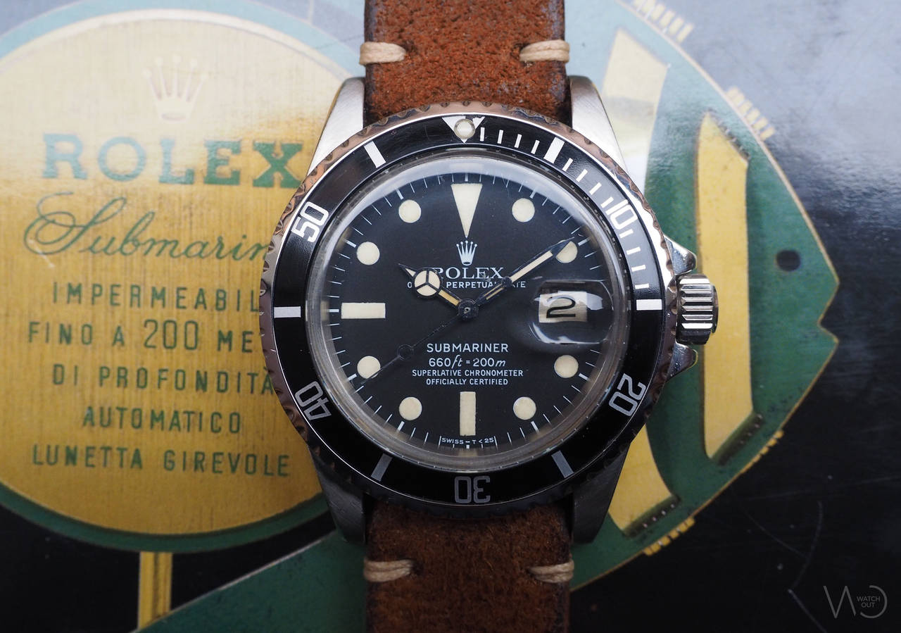Rolex Stainless Steel Submariner Full Set Automatic Wristwatch Ref 1680
