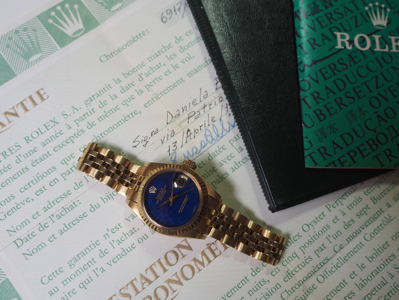 rolex lapis dial