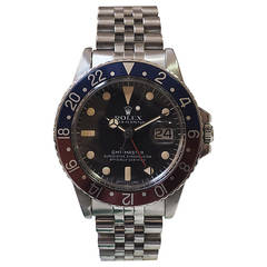 Rolex Stainless Steel GMT-Master Automatic Wristwatch Ref. 1675