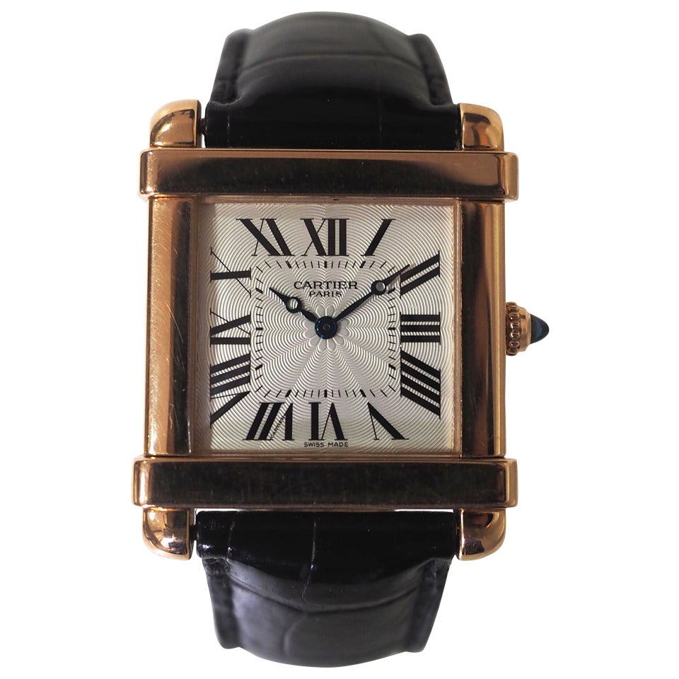 Cartier Rose Gold Chinoise Wristwatch Ref W1542451 For Sale