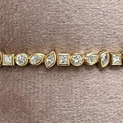 Syna Gelbgold-Armband mit Diamanten