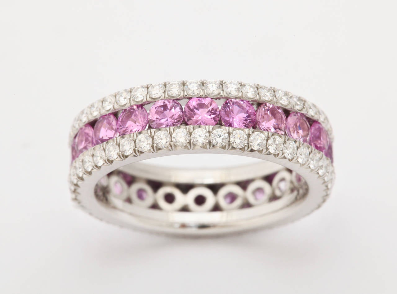 pink sapphire bands