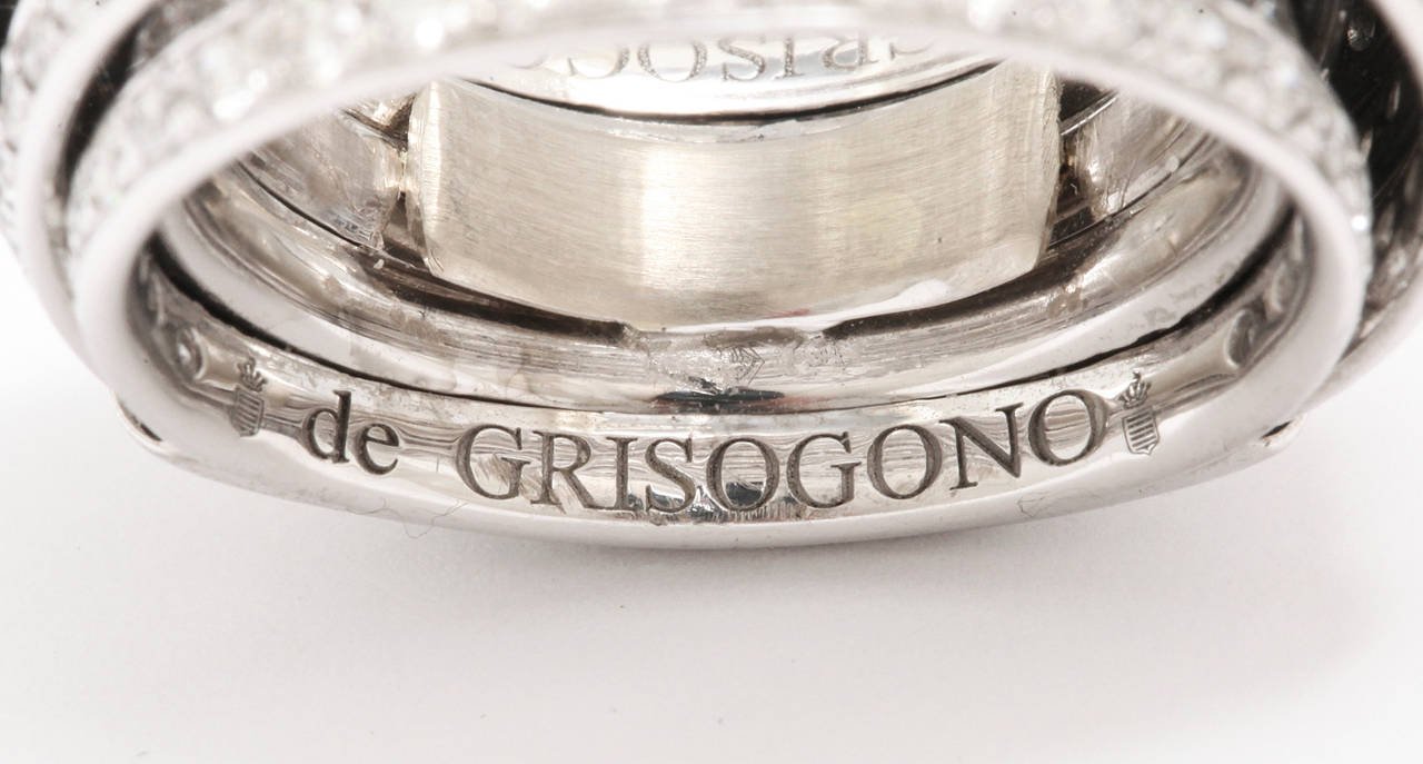 De Grisogono Allegra Diamond Gold Ring 1