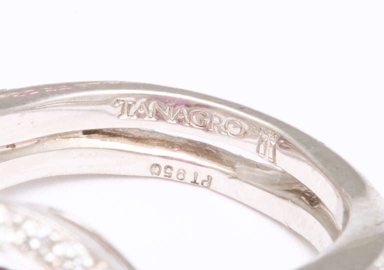 Tanagro Pink Sapphire and Diamond Ring 1