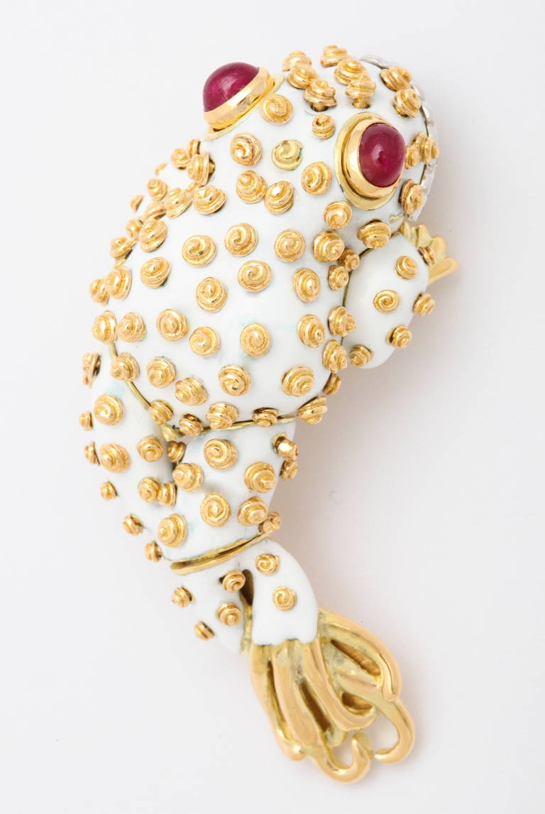 Women's David Webb Frog Brooch