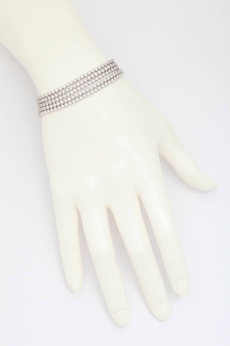 flexible diamond bracelets