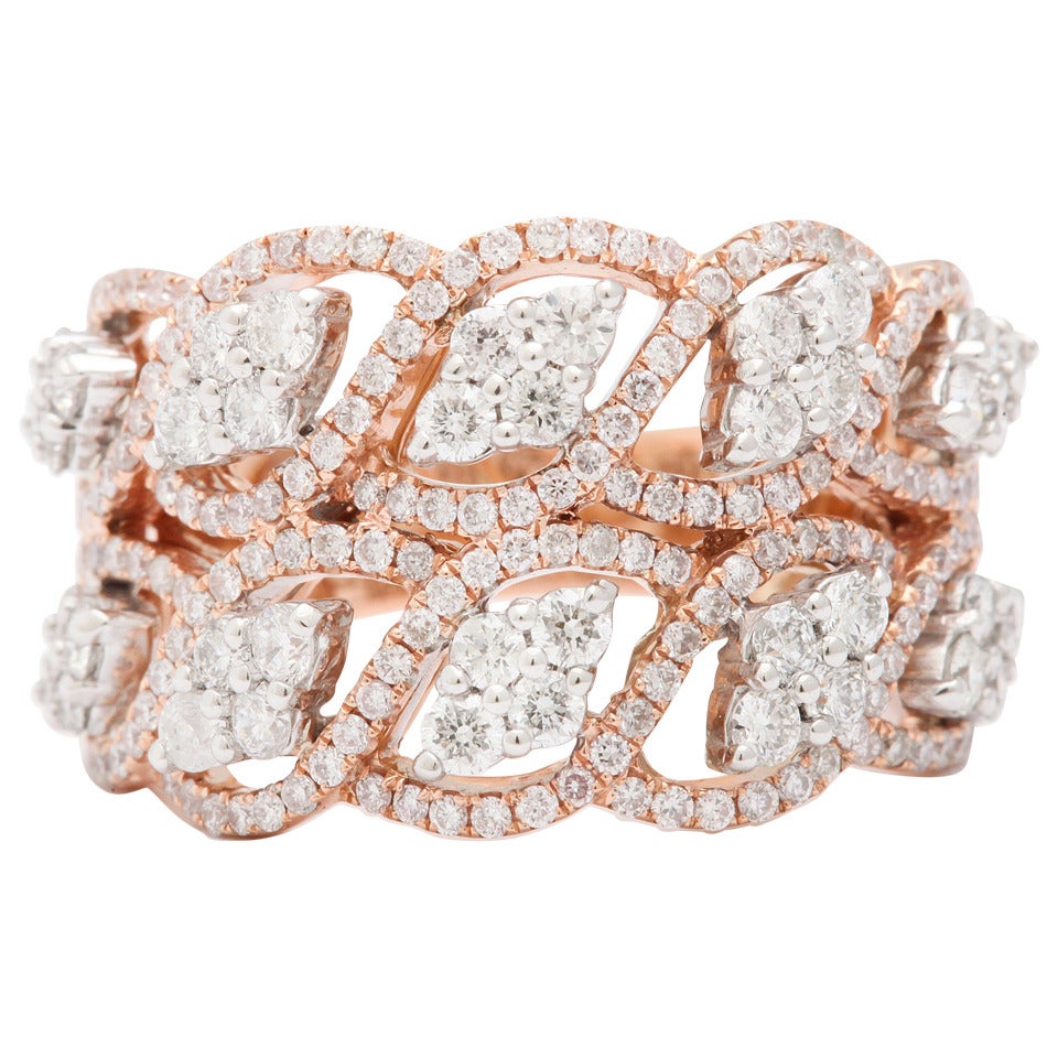 Diamond Rose Gold Ring