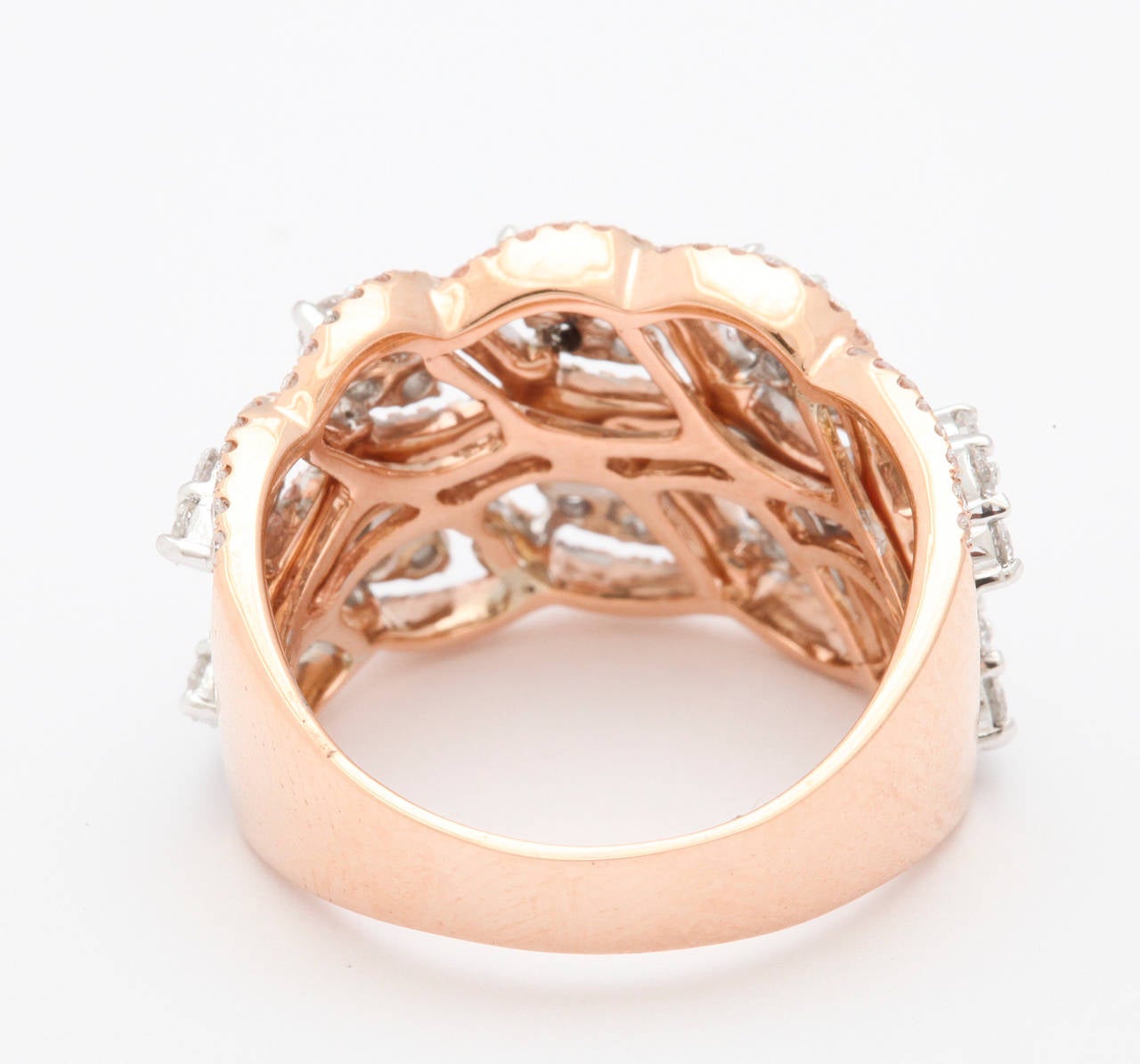 Women's Diamond Rose Gold Ring