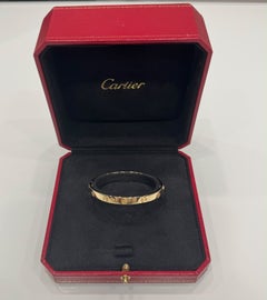 Cartier Love Bracelet in 18K Yellow Gold, Size 17, Circa 1998