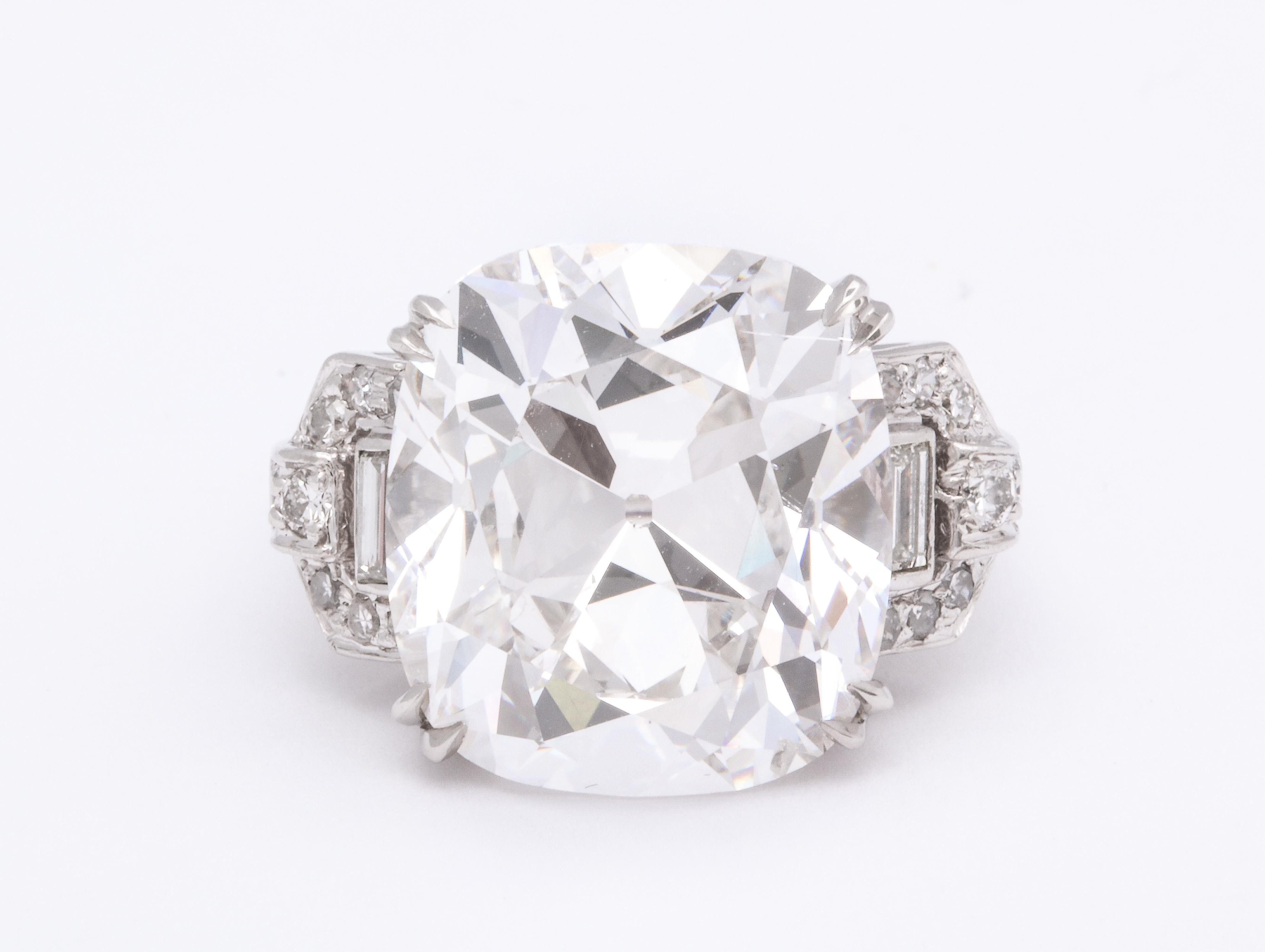 To say that old mine diamonds are much rarer than modern cut stones is already an understatement.  Now, consider the extreme rarity of a diamond weighing over 16 carats (16.23 carats to be exact).  Combine these two factors and you have the present