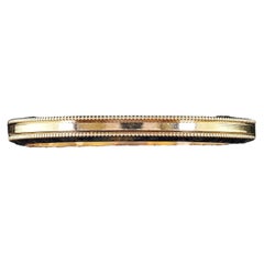 Antique Art Deco 14K Yellow Gold Milgrain Wedding Band Ring - Size 6