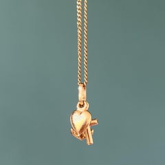 Faith, Hope and Charity 18 Karat Gold Charm Pendant