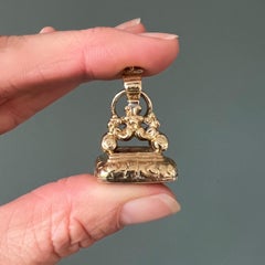 Antique Georgian Gold-Cased Carnelian Fob Pendant