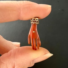 Vintage Mano Figa Hand Synthetic Charm Pendant