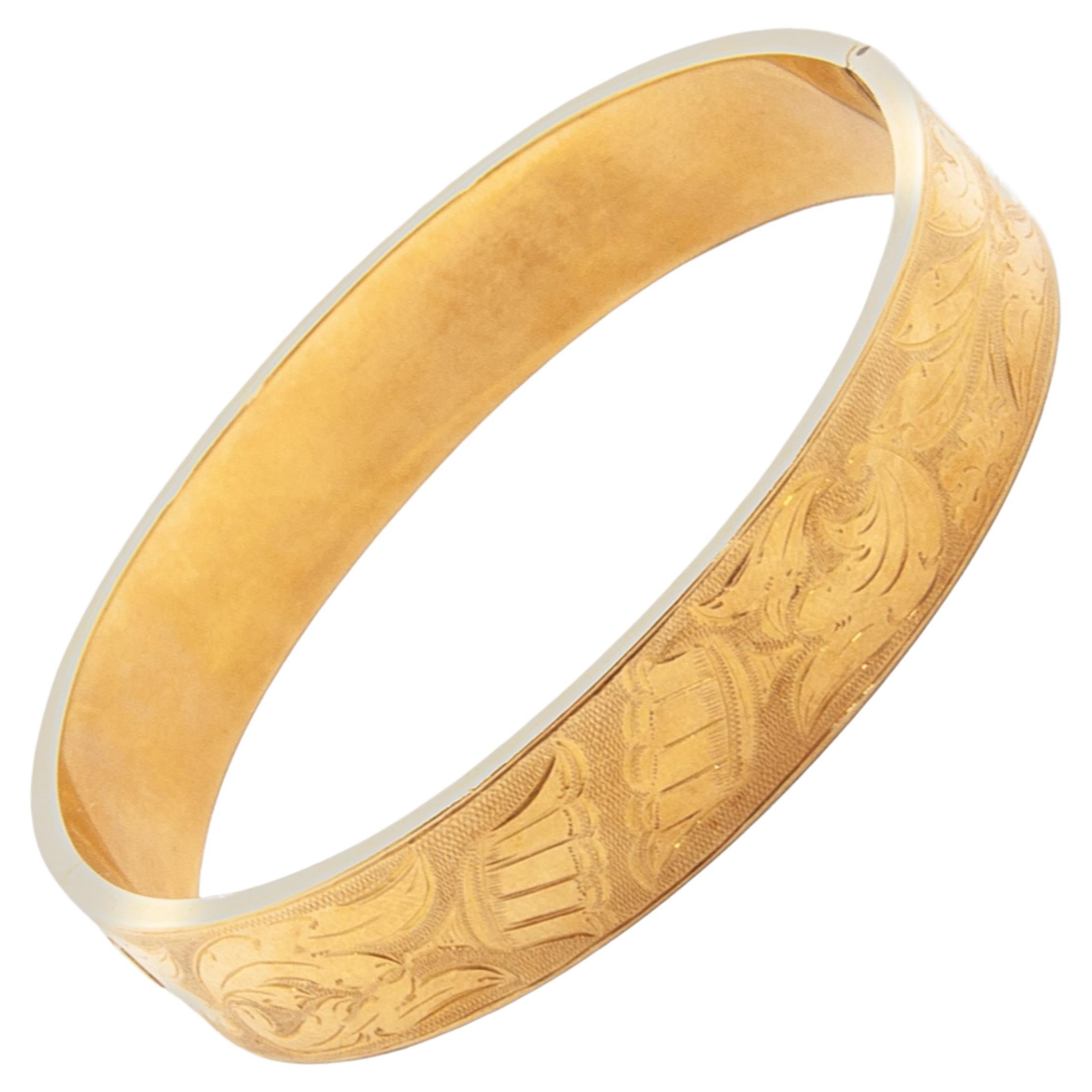 Diamond Bangle Bracelet in 14kt Yellow Gold (3/8ct tw) – Day's Jewelers