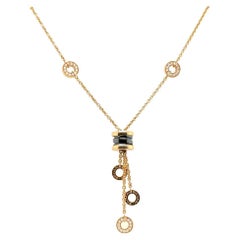 Collana in ceramica e diamanti Bvlgari "B.Zero1".