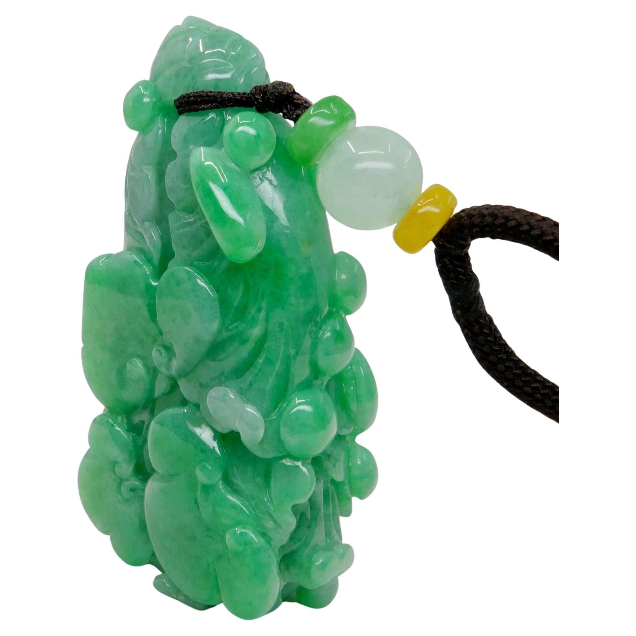 jade flower necklace
