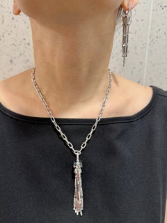 Cartier Panthere High Jewelry Collection. Earrings & Pendant Set. Box Papers.