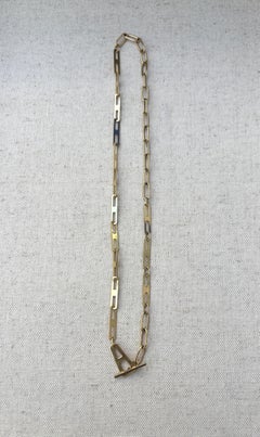 MÉGA-SOLDES OR : collier à clip en or jaune 14 carats, fabrication italienne