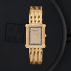 Vintage Patek Philippe Les Grecques Model 4731/2 18 Karat Yellow Gold Watch