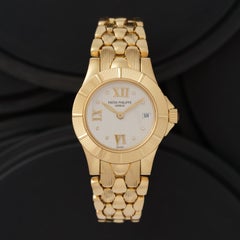 Vintage-Uhr von Patek Philippe, Modell Neptune 4881/1, aus 18 Karat Gelbgold, 27 mm