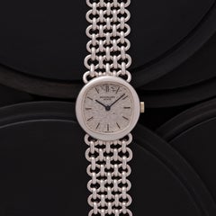 Vintage Patek Philippe Ellipse Model 4188/3 18k White Gold Manual Wind Watch
