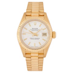 Rolex DateJust, Modell 69178, aus dem Jahr 1990, 18 Karat Gelbgold, Automatikwerk, 26 mm