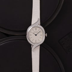 Vintage Jaeger LeCoultre 18 Karat White Gold Ying Yang Watch