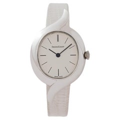 Vintage Jaeger LeCoultre 18 Karat White Gold Ying Yang Watch