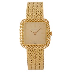 Vintage Rare Vacheron Constantin Rope Detail 18 Karat yellow Gold Dress Watch