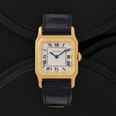Orologio Cartier Santos Paris vintage raro con quadrante, modello 81720852, a carica manuale