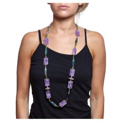 Amethyst Beaded Necklaces