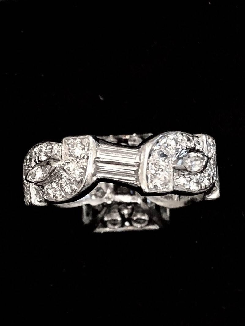 GIA Certified 6.82 Carat Emerald-Cut Diamond and Platinum Engagement Ring For Sale 1