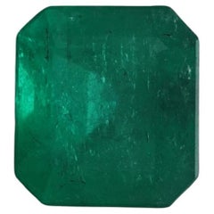 Emeraude en vrac - Square Cut 1.79ct GIA Green Solitaire
