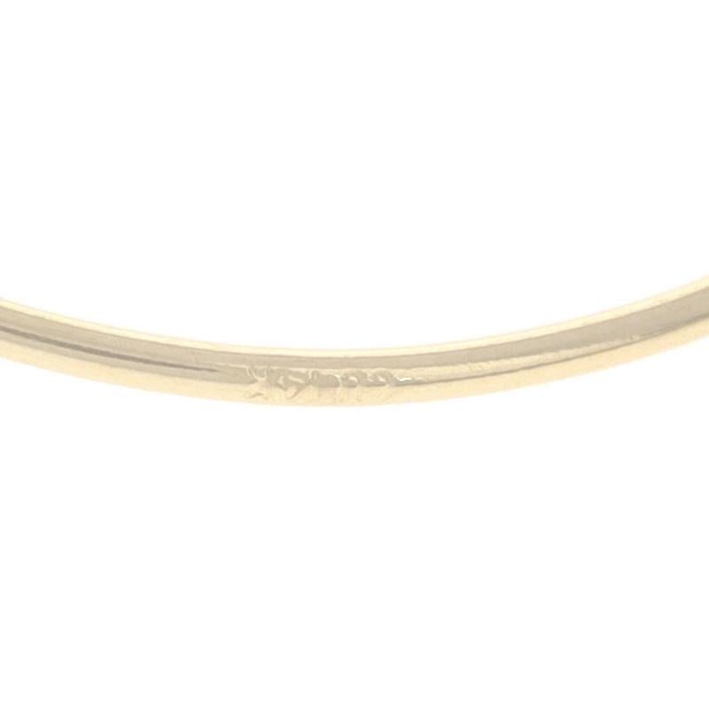Boucles d'oreilles enfilage de perles en or jaune - 14k Ball and Ball Pierced en vente 1