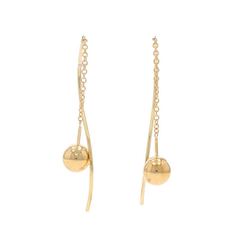 Contenu du métal : Or jaune 14k

Style : Enfileur
Style de chaîne : Câble
Type de fixation : Fermetures à filets
Thème : Perle, boule, orbe

Mesures

Haut : 1 3/16