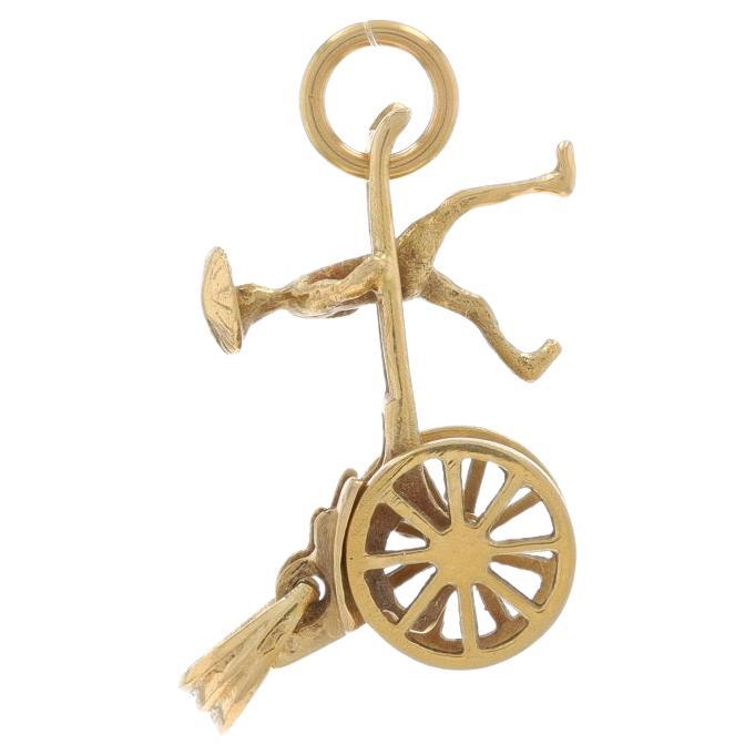 Breloque Rickshaw en or jaune - 14k Transportation Moves
