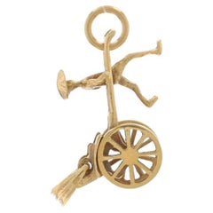 Breloque Rickshaw en or jaune - 14k Transportation Moves