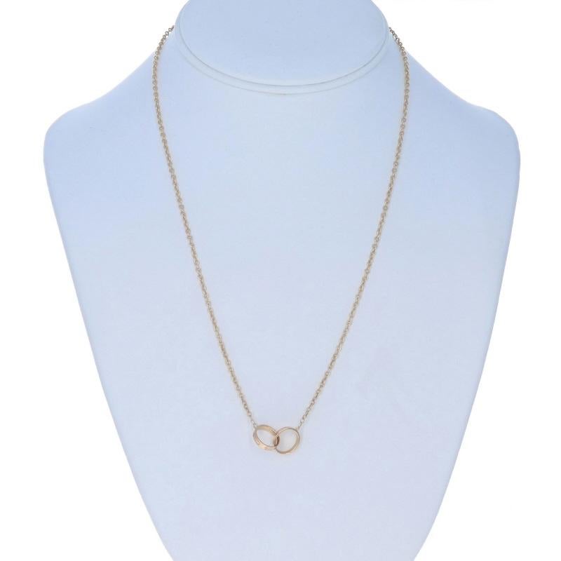 Collier pendentif amour entrelacé de Cartier 20