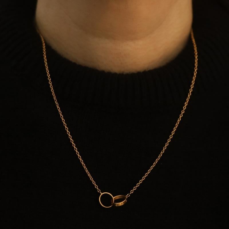 Collier pendentif amour entrelacé de Cartier 20