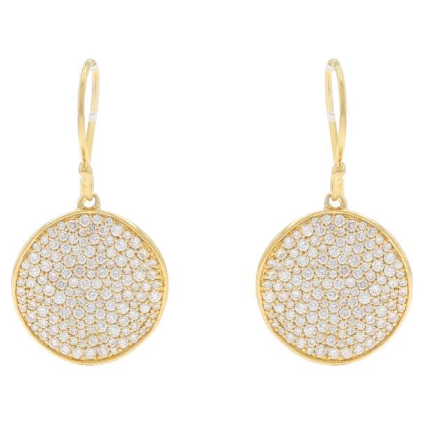 Orecchini a fiore medio Ippolita - Oro giallo 18k rotondo 1,24ctw con foro