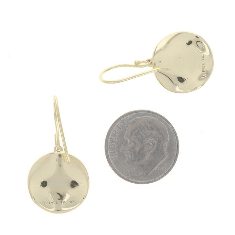 Orecchini a fiore medio Ippolita - Oro giallo 18k rotondo 1,24ctw con foro in vendita 1
