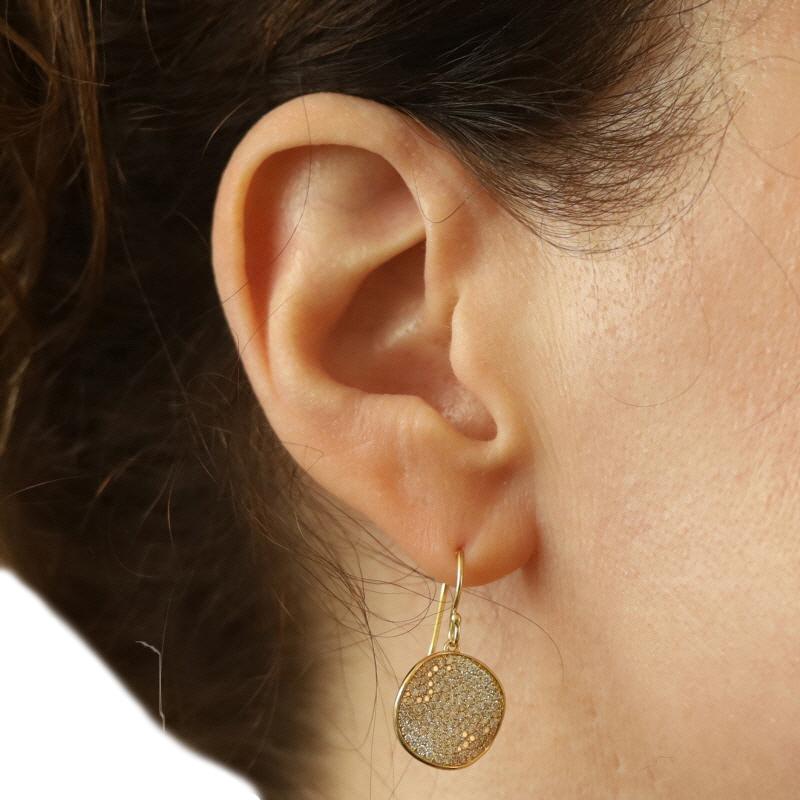 Orecchini a fiore medio Ippolita - Oro giallo 18k rotondo 1,24ctw con foro In condizioni ottime in vendita a Greensboro, NC